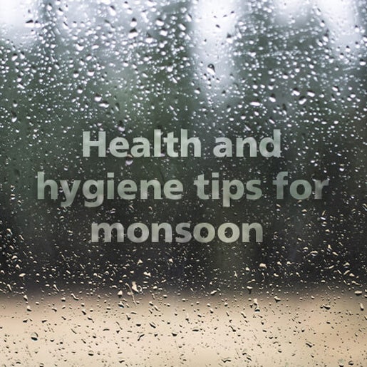 Health and hygiene tips for monsoon