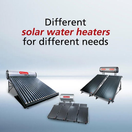 Explore Racold’s range of the best solar water heaters in India