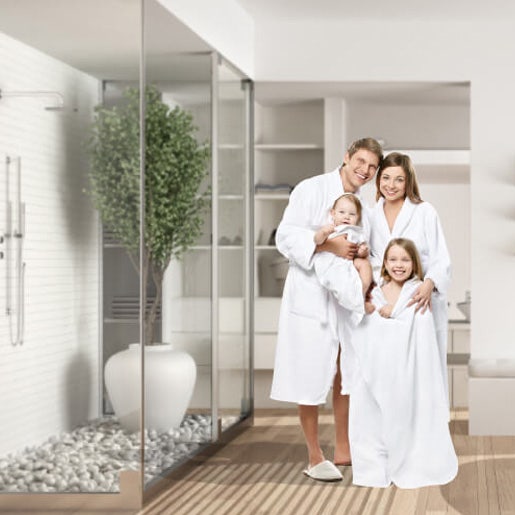 Smart Geyser Scheduling for Hot Showers in Rainy Weather